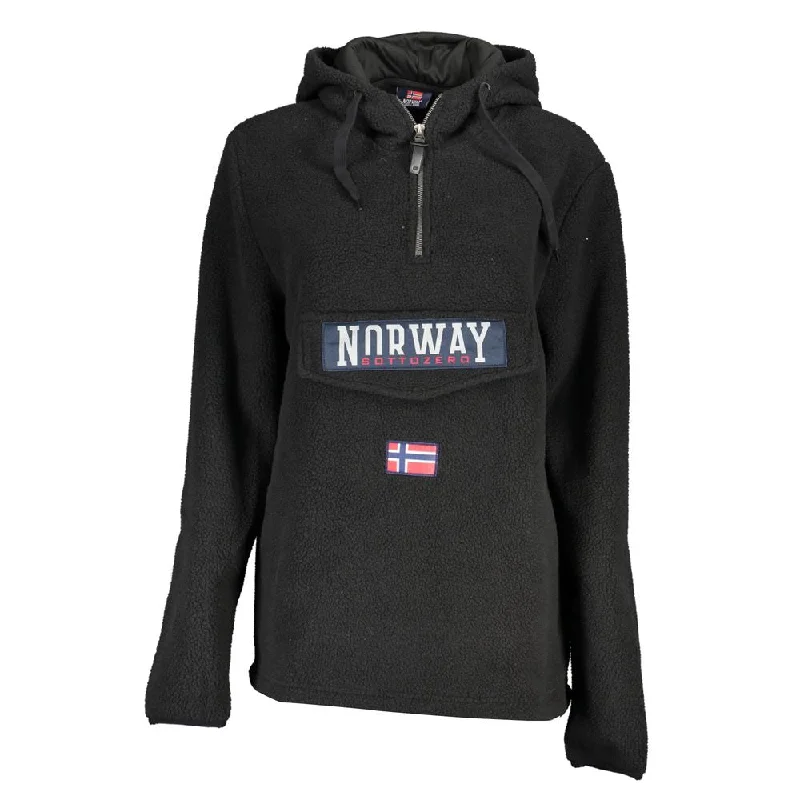 Women's Seasonal Garments Norway 1963 Elegant  Half Zip Hooded Women's Sweatshirt