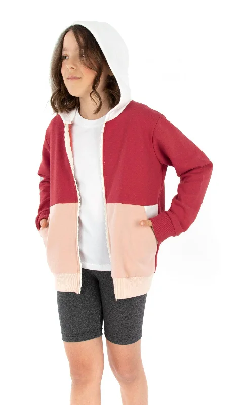 Affordable Women's Clothing Online 4239 // DANAËLLE Zip-front hoodie