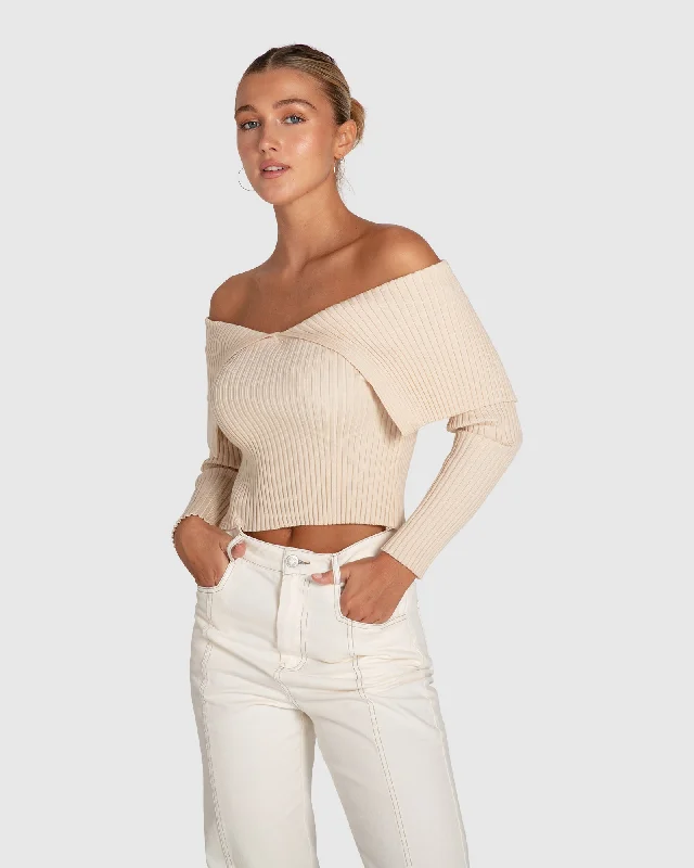 Flash Sale Event More Than Words Collared Knit Top