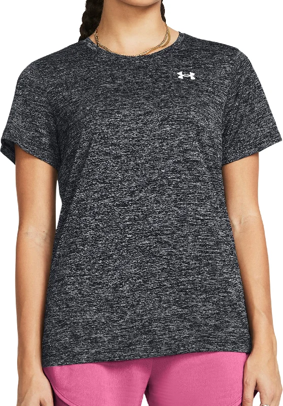 Women's Evening Apparel Under Armour Tech Twist Short Sleeve Womens Training Top - Black