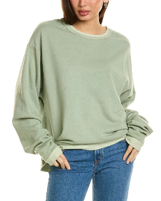 Women's Evening Wear Attire Project Social T Soko Thermal Trim Sweatshirt