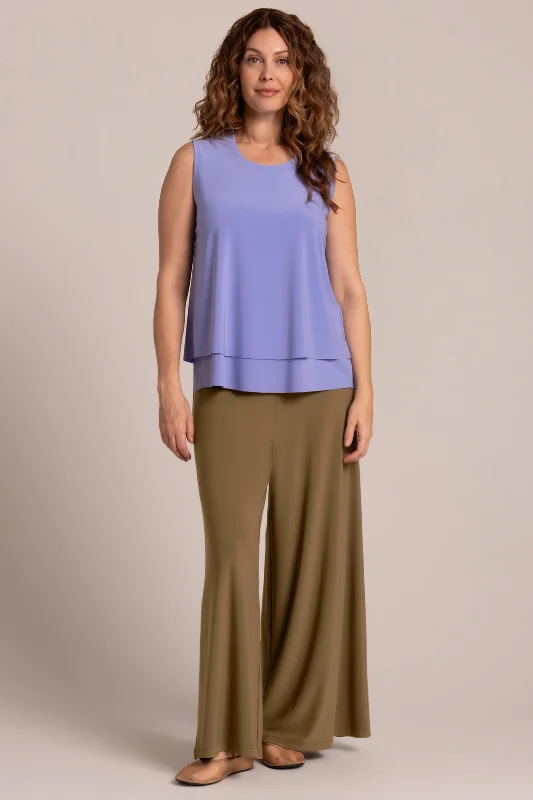 Women Wear Boutique Sleeveless Double Layer Shell | Jacaranda