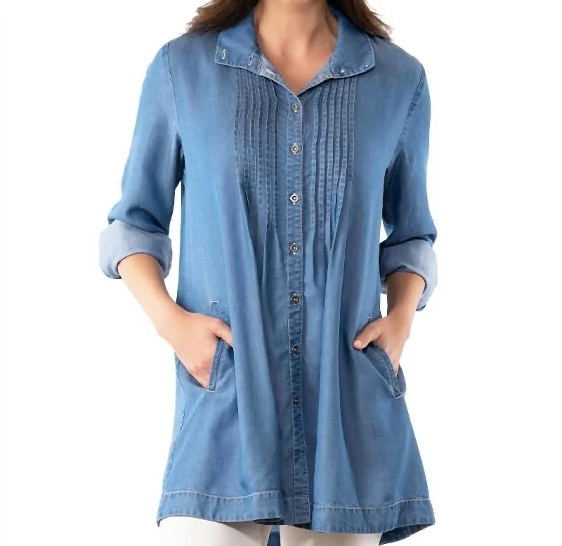 Casual Dresses for Women Can't Resist Tunic In Medium Wash