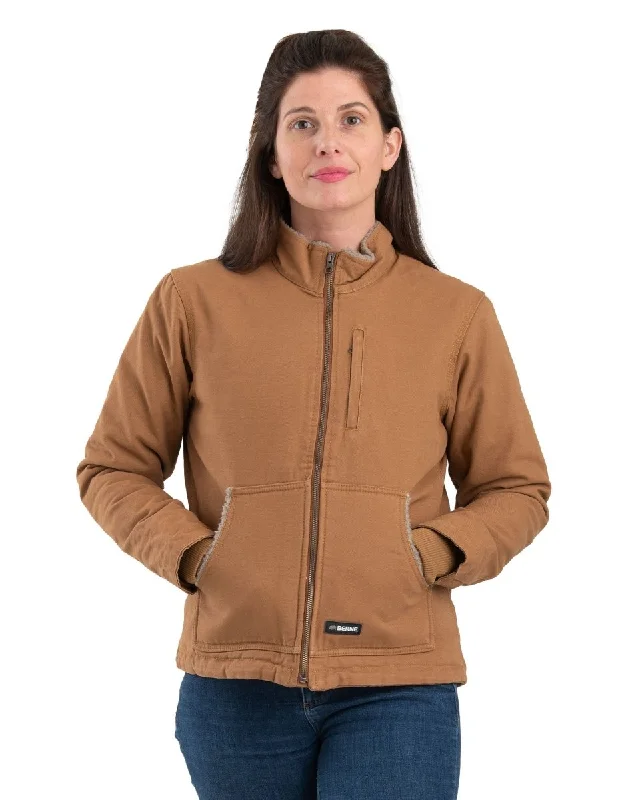 Holiday Gift Guide Sale Women's Sherpa-Lined Softstone Duck Jacket